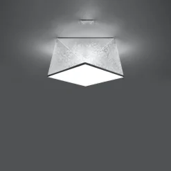 Sollux Lighting Plafondlampen Hexa Zilver Pvc