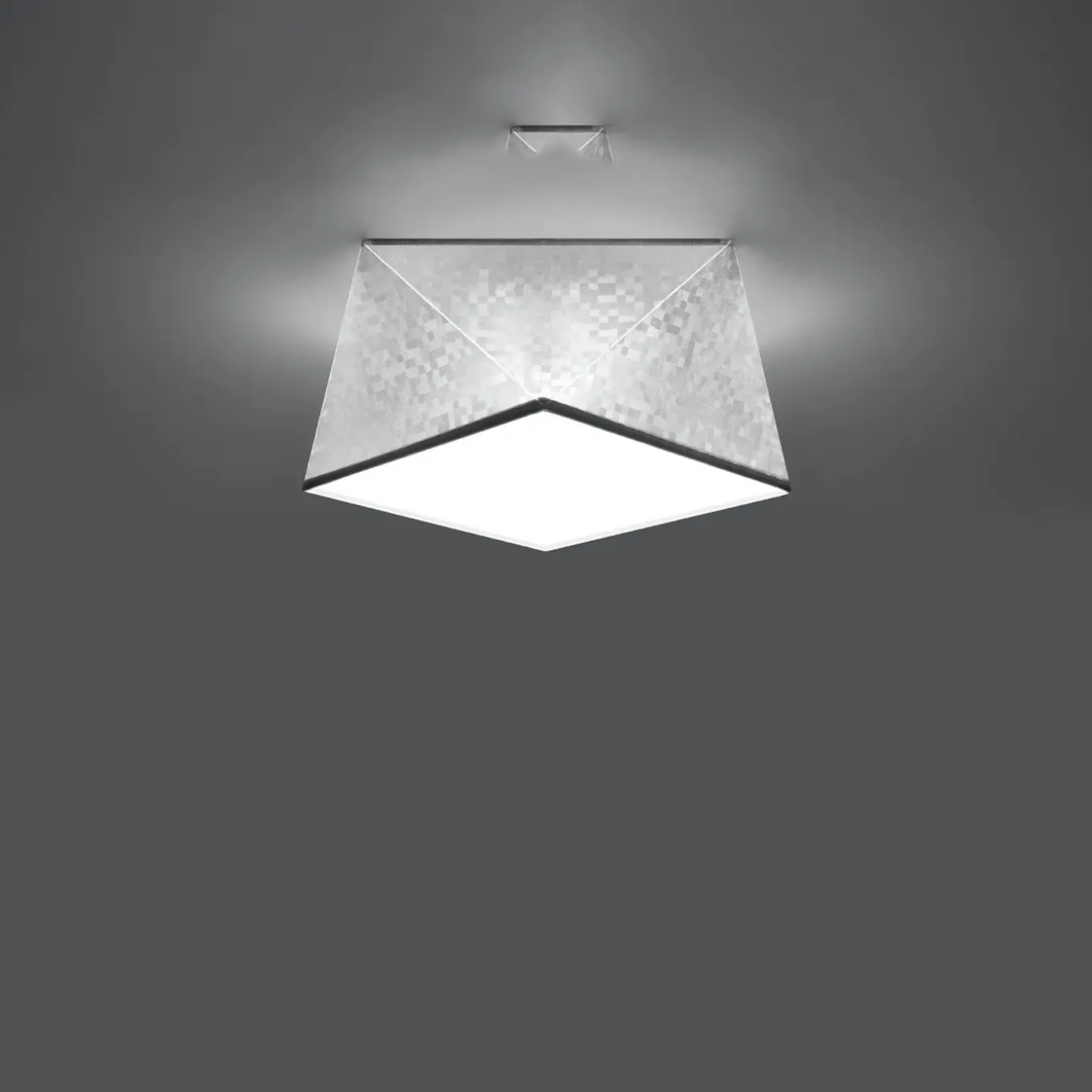 Sollux Lighting Plafondlampen Hexa Zilver Pvc