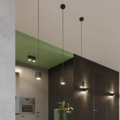 Sollux Lighting Plafondlampen Orbis Zwart Aluminium