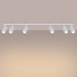 Sollux Lighting Plafondlamp Karbon Wit Aluminium