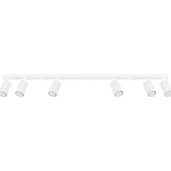 Sollux Lighting Plafondlamp Karbon Wit Aluminium