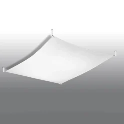 Sollux Lighting Plafondlampen Luna Wit Stof