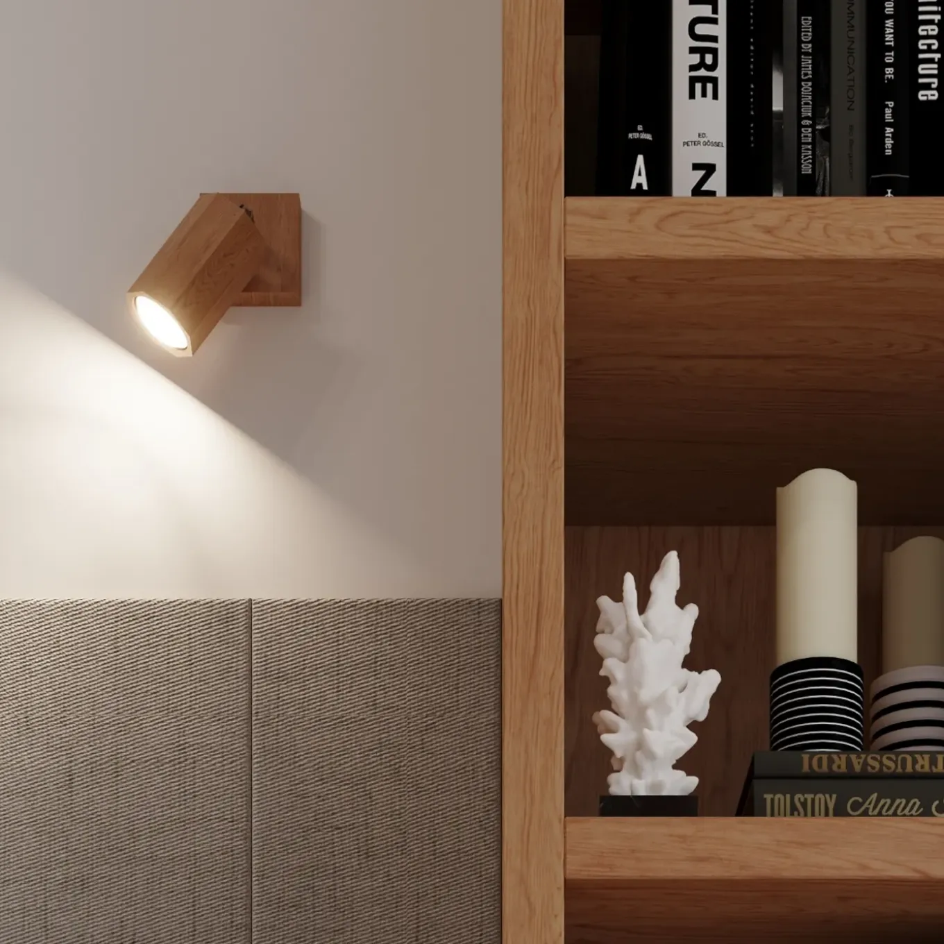 Sollux Lighting - Plafondlamp - Xenor 6 Eik Led 4000k