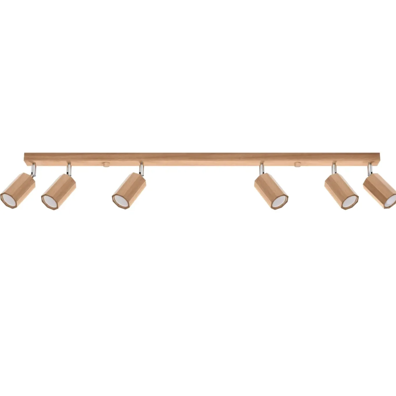 Sollux Lighting - Plafondlamp - Xenor 6 Eik Led 4000k