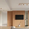 Sollux Lighting - Plafondlamp - Zezu 6 Eiken Led 4000k