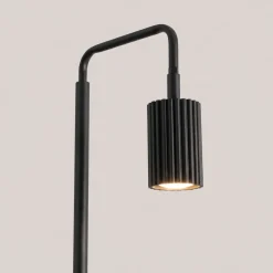 Sollux Lighting Vloerlampen Karbon Zwart Aluminium