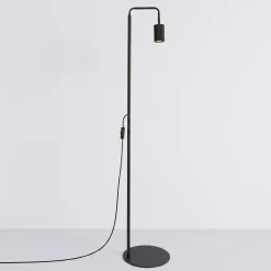 Sollux Lighting Vloerlampen Karbon Zwart Aluminium