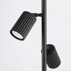 Sollux Lighting Vloerlampen Karbon Zwart Aluminium