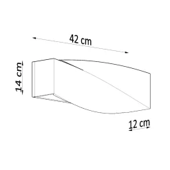 Sollux Lighting Wandlampen Sigma Wit Keramiek/glas