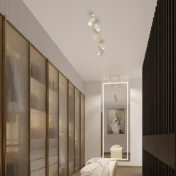 Sollux Lighting Wandlamp Karbon Beige Aluminium