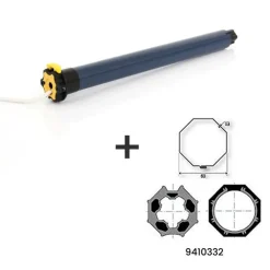 Somfy – Vervangkit Voor Bedrade Rolluikmotor Lt50 – Diam.50 Mm – 8 Nm – Ref. 1035193