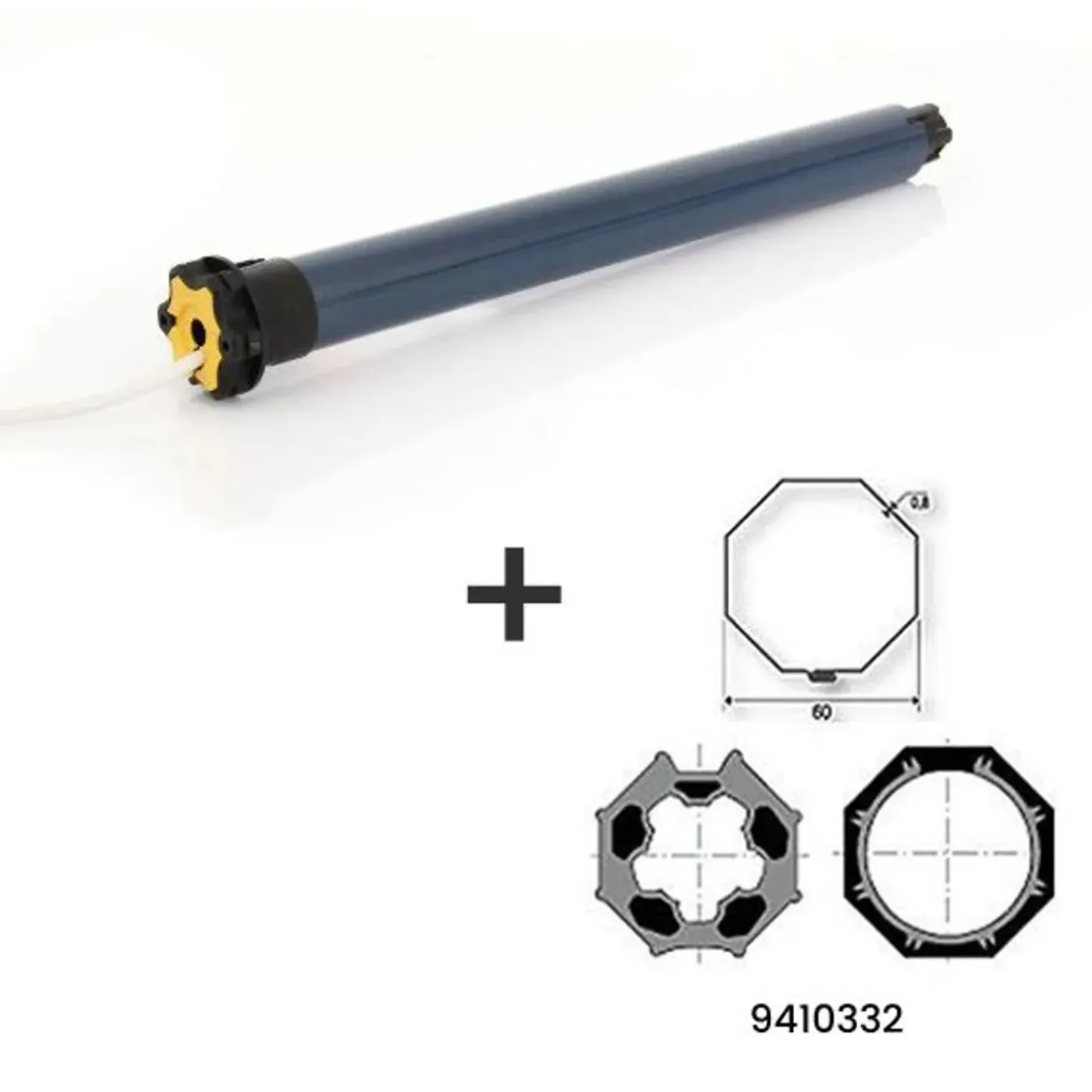 Somfy – Vervangkit Voor Bedrade Rolluikmotor Ilmo Wt – Diam.50 Mm – 10 Nm – Ref. 1245497