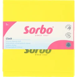 Sorbo nettes geel 38x40cm - 5 stuks