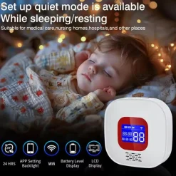 Smartlife Domotica Sos Alarmset Voor Binnenhuis Met 4g Simkaart En Waterdichte Knop Met Visueel En Hoorbaar Alarm