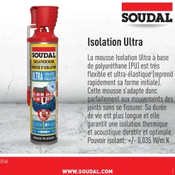 Soudal isolatieschuim Genius ultra 600ml