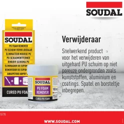 Soudal PU schuim verwijderaar 100ml