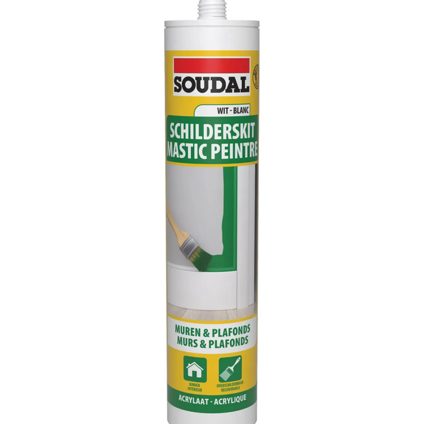 Soudal schilderskit wit 290ml
