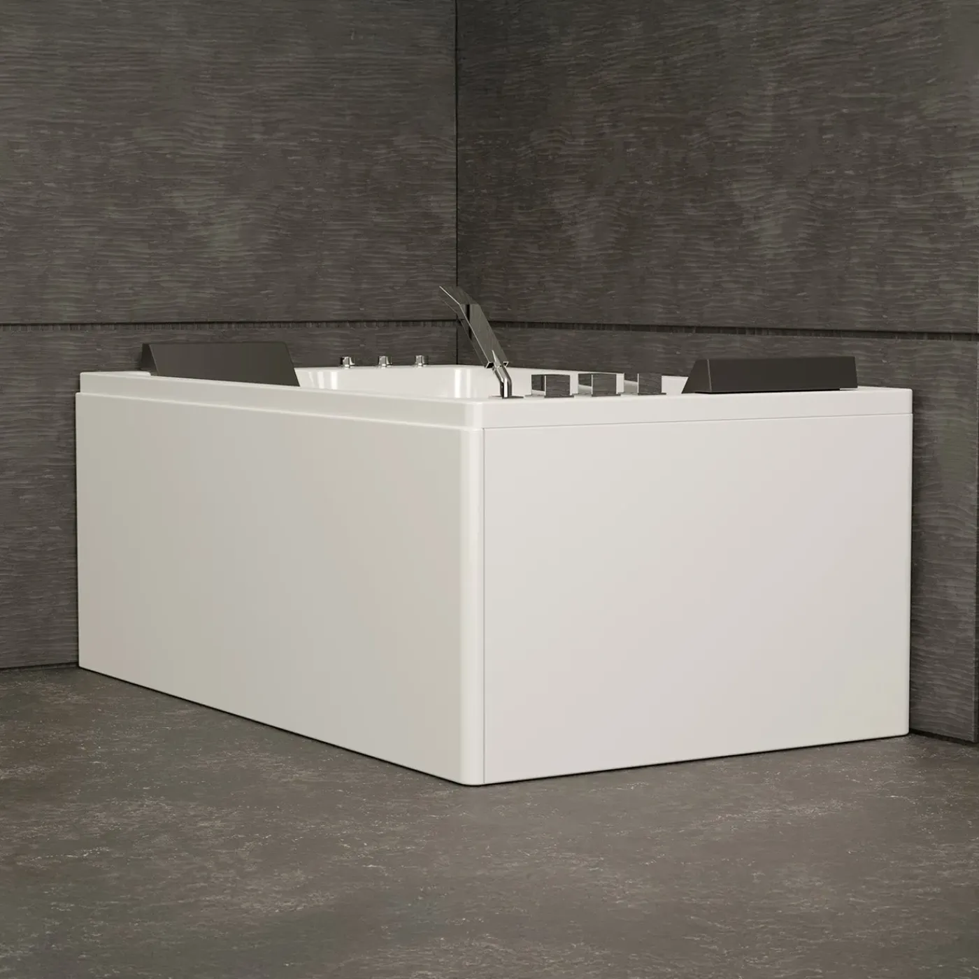Spalina Paris SPALINA - BRAVA DUO Whirlpool bad 2 persoons L. 170 x l. 100 cm