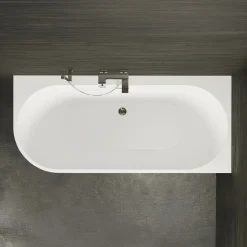 Spalina Paris Spalina - Vrijstaand Bad - Capri 170 Droite Blanche 170 X76 X58 Cm - Wit