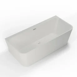 Spalina Paris Spalina - Vrijstaand Bad - Mint 180 Blanche 180 X81 X57 Cm - Wit