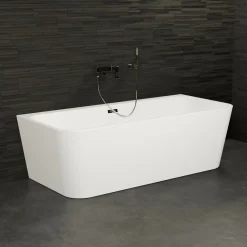 Spalina Paris Spalina - Vrijstaand Bad - Mint 180 Blanche 180 X81 X57 Cm - Wit