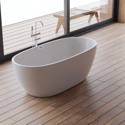 Spalina - Vrijstaand Bad - Samba 170 Blanche 170 X79 X58 Cm - Blanche