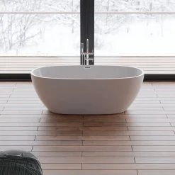 Spalina - Vrijstaand Bad - Samba 170 Blanche 170 X79 X58 Cm - Blanche