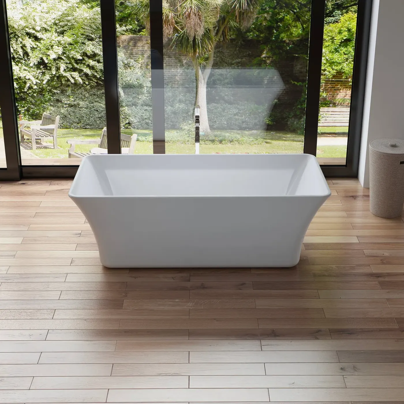 Spalina Paris Spalina - Vrijstaand Bad - Sorrow 170 Blanche 170 X75 X58 Cm - Wit