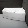 Spalina - Whirlpool Bad - Sangha Duo Wave Droite 170 X120 X63 Cm - Wit