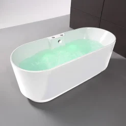 Spalina - Whirlpool Bad - Ukio White Bulle 175 X75 X65 Cm - Wit