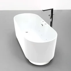 Spalina - Whirlpool Bad - Ukio White Bulle 175 X75 X65 Cm - Wit
