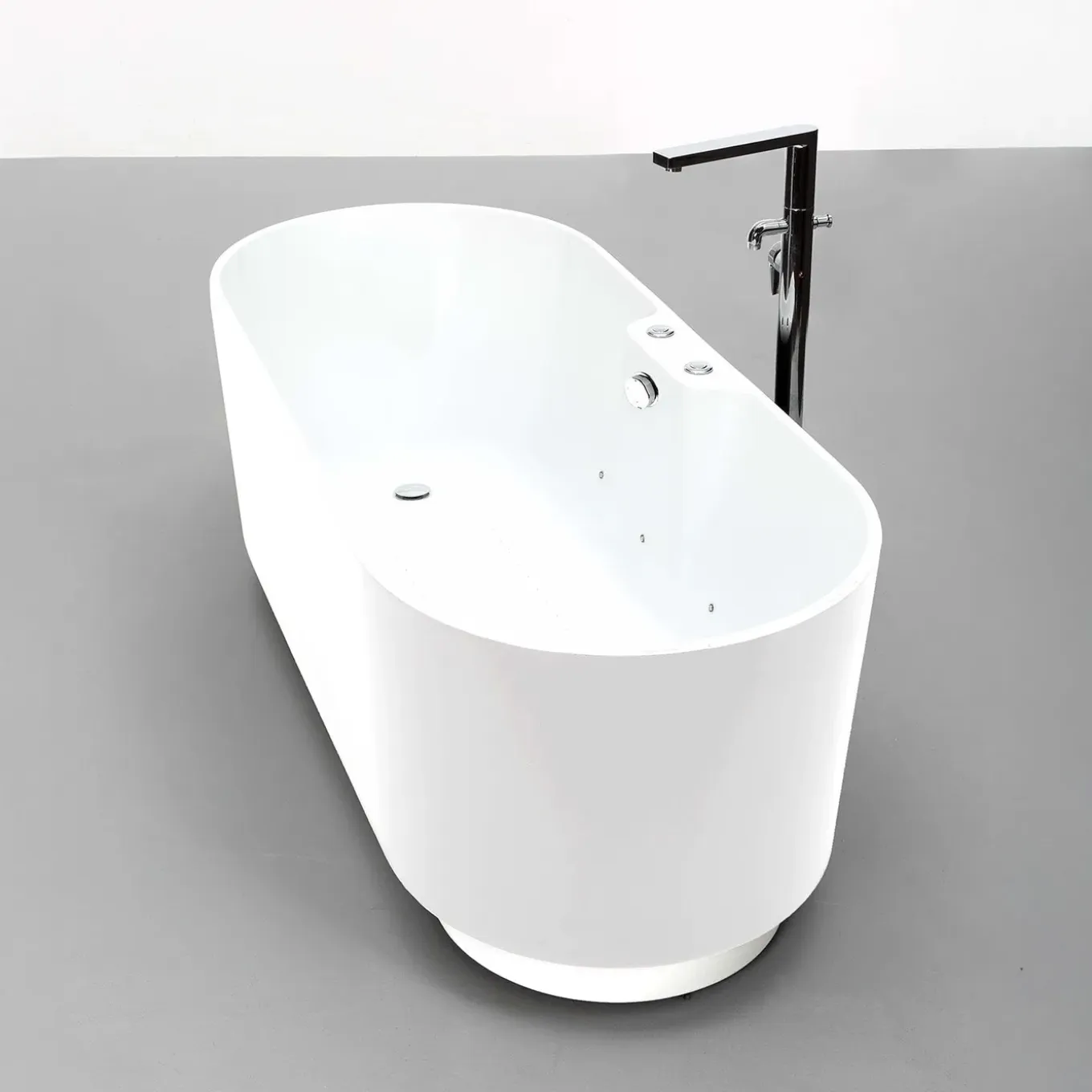 Spalina - Whirlpool Bad - Ukio White Bulle 175 X75 X65 Cm - Wit