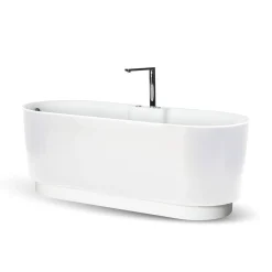 Spalina - Whirlpool Bad - Ukio White Bulle 175 X75 X65 Cm - Wit