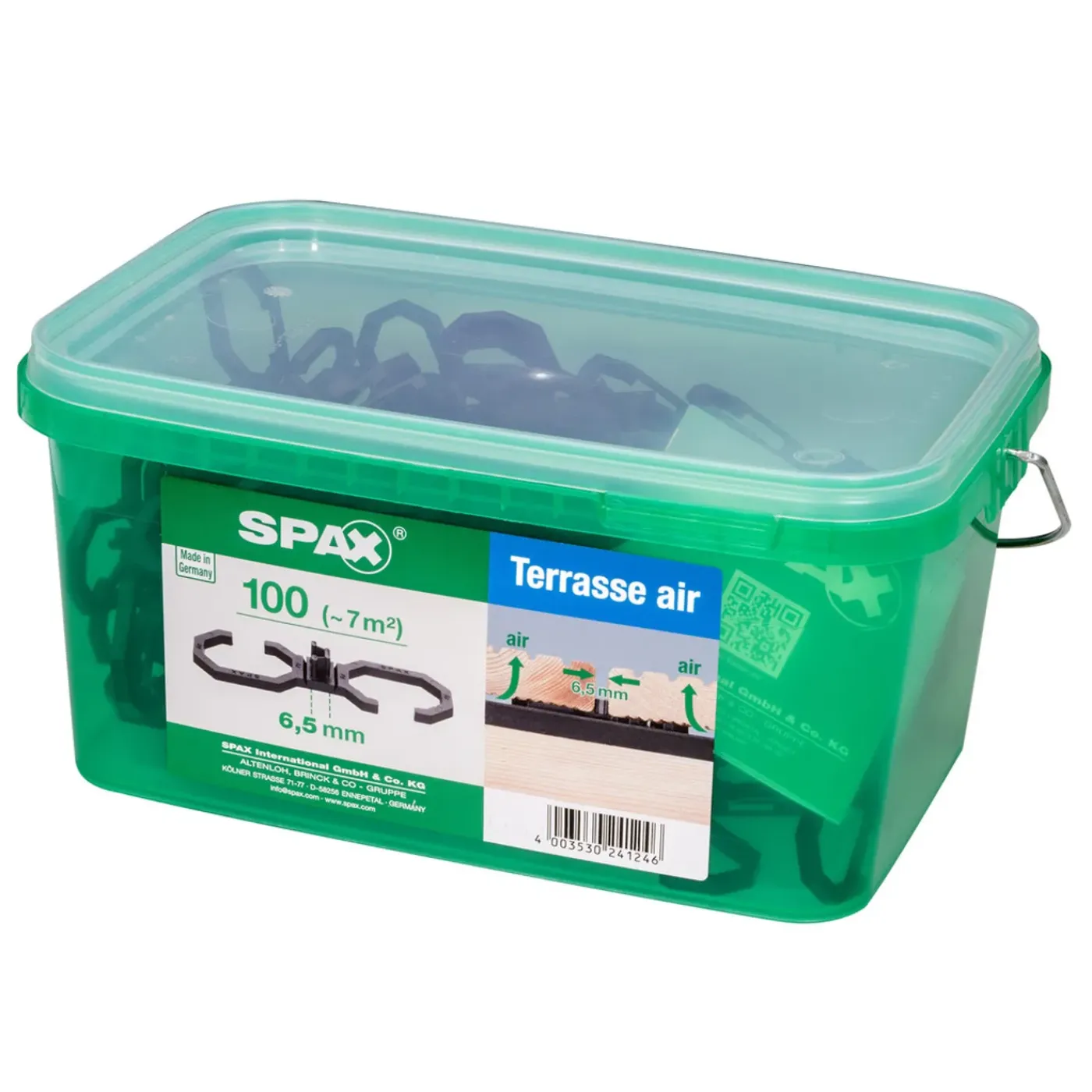 Spax terrasverhoger Air HKB L 6,5mm 100st
