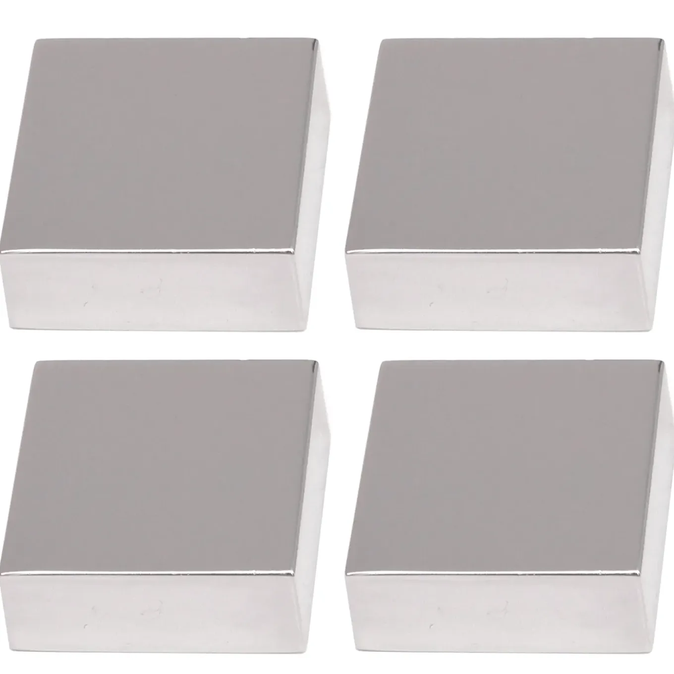 Spiegelklemmen chroom 4 stuks