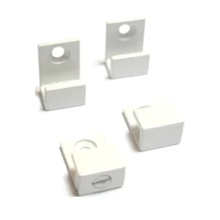 Overig Spiegelklemmen U-vorm wit 4 stuks