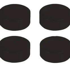 Spiegelklemmen zwart 4 stuks