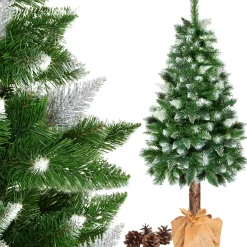 Springos Kunstkerstboom | Diamond Pine Op Stam | 180 cm | Zonder Verlichting