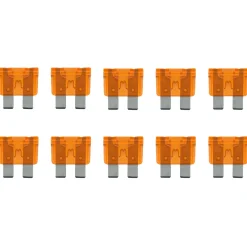 Standaard Steekzekering - 5a - 32v - Oranje - Auto - 10 Stuks