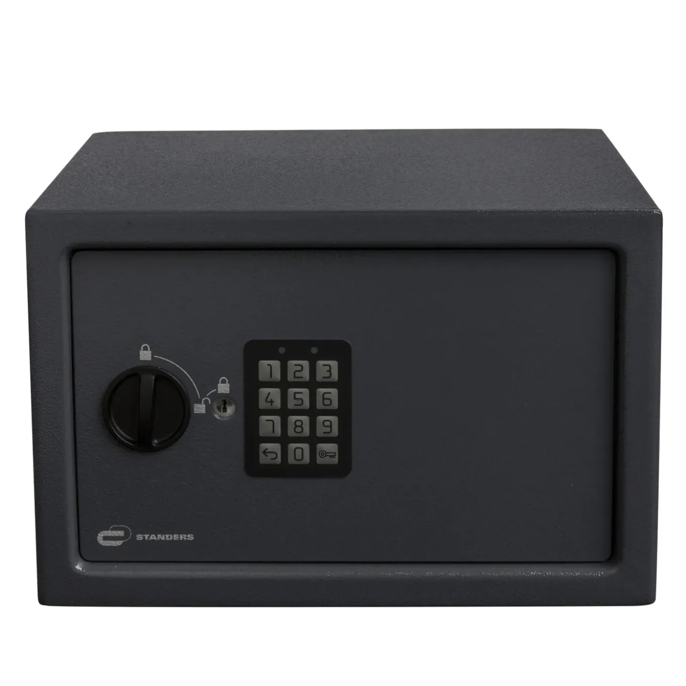 Standers Elektronische kluis Medium 15L - met elektronisch codeslot - wandmontage - 35x23x25cm
