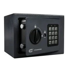 Standers Elektronische Kluis XS 4L - Met Elektronisch Codeslot - Wandmontage - 20x15x15cm
