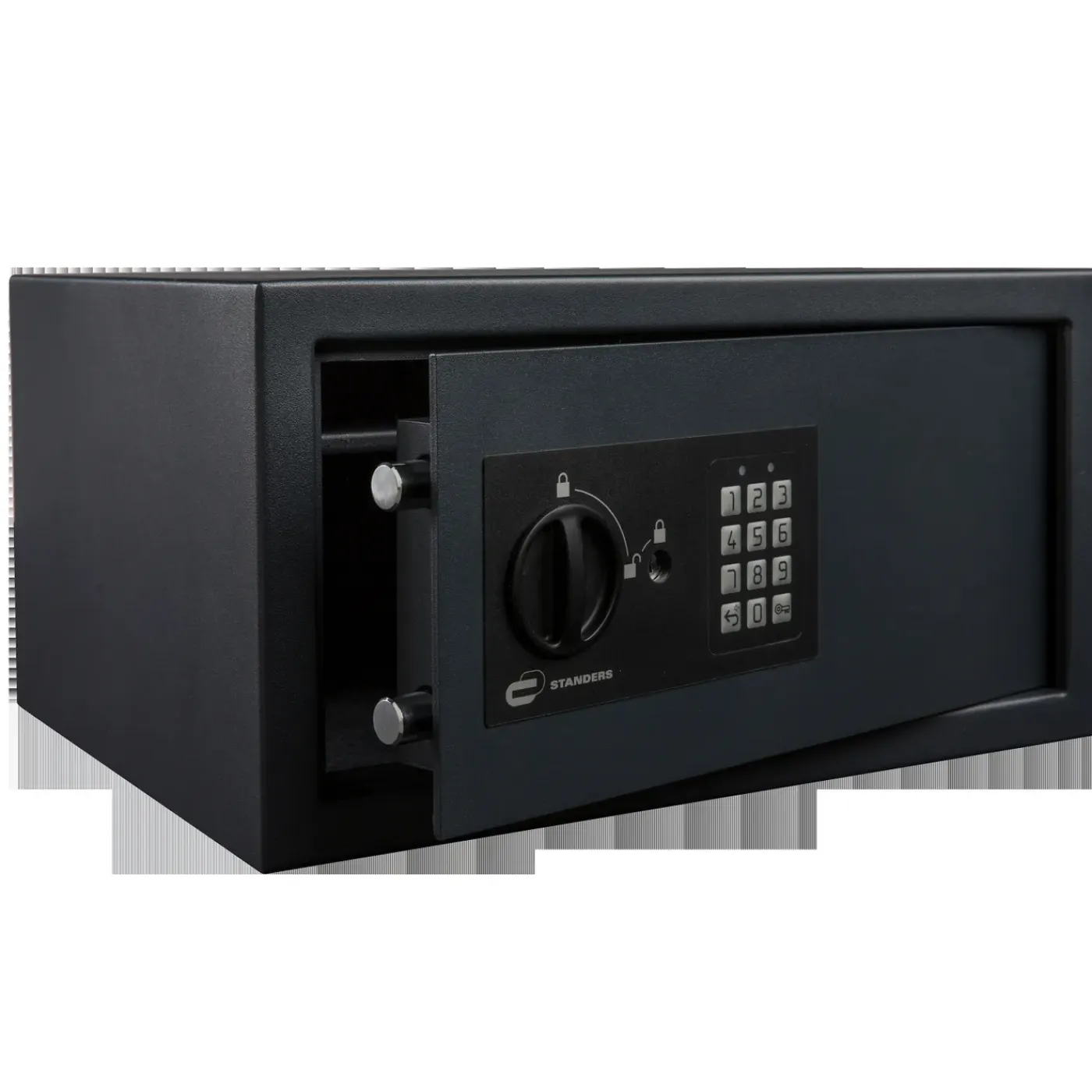 STANDERS Elektronische kluis 28L - met elektronisch codeslot - met uitneembaar legplankje - 46x25x37cm