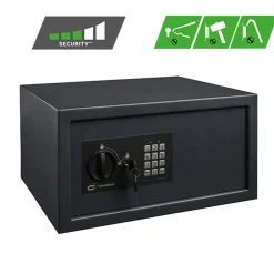 STANDERS Elektronische kluis 28L - met elektronisch codeslot - met uitneembaar legplankje - 46x25x37cm