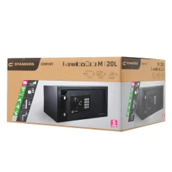 STANDERS Elektronische Kluis 20L - met elektronisch codeslot - 44,5x22,5x32cm