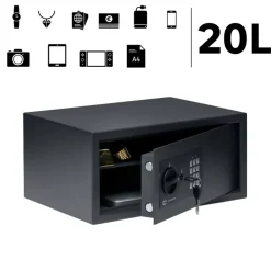 STANDERS Elektronische Kluis 20L - met elektronisch codeslot - 44,5x22,5x32cm