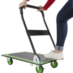 STANDERS Plateauwagen - 72x47cm - 150kg - Staal - Inklapbaar