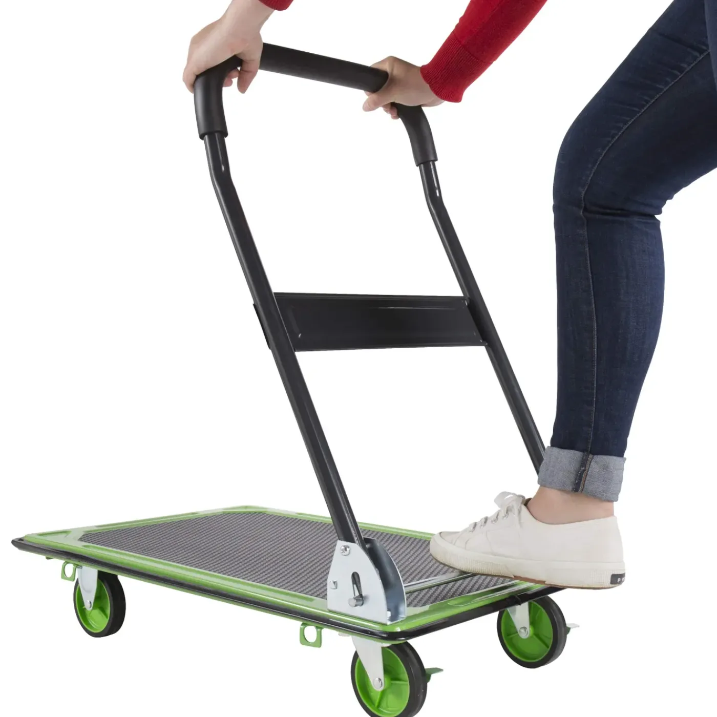 STANDERS Plateauwagen - 72x47cm - 150kg - Staal - Inklapbaar