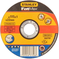 Stanley Fatmax Doorslijpschijf STA32632-QZ - metaal - 115x1mm