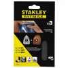 Stanley Schuurpad Fatmax PSM160A Mesh Sheet - K80/120/240 - Zwart