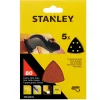 Stanley Schuurpad Quick Fit - K80 - Bruin - 5 stuks